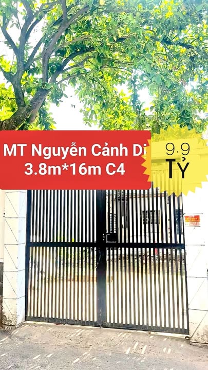 Nhà mặt tiền đường Nguyễn Cảnh Dị, Tân Bình, 60m² giá 9.9 tỷ - Tiện xây mới!