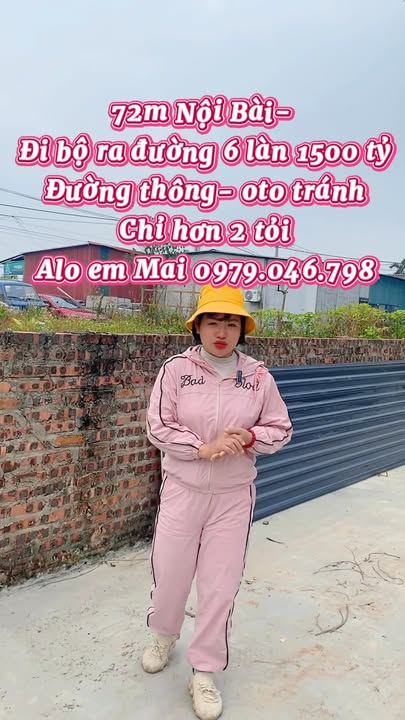 Đất nền Huyện Sóc Sơn 72m² giá mềm - Đường thông ô tô tránh