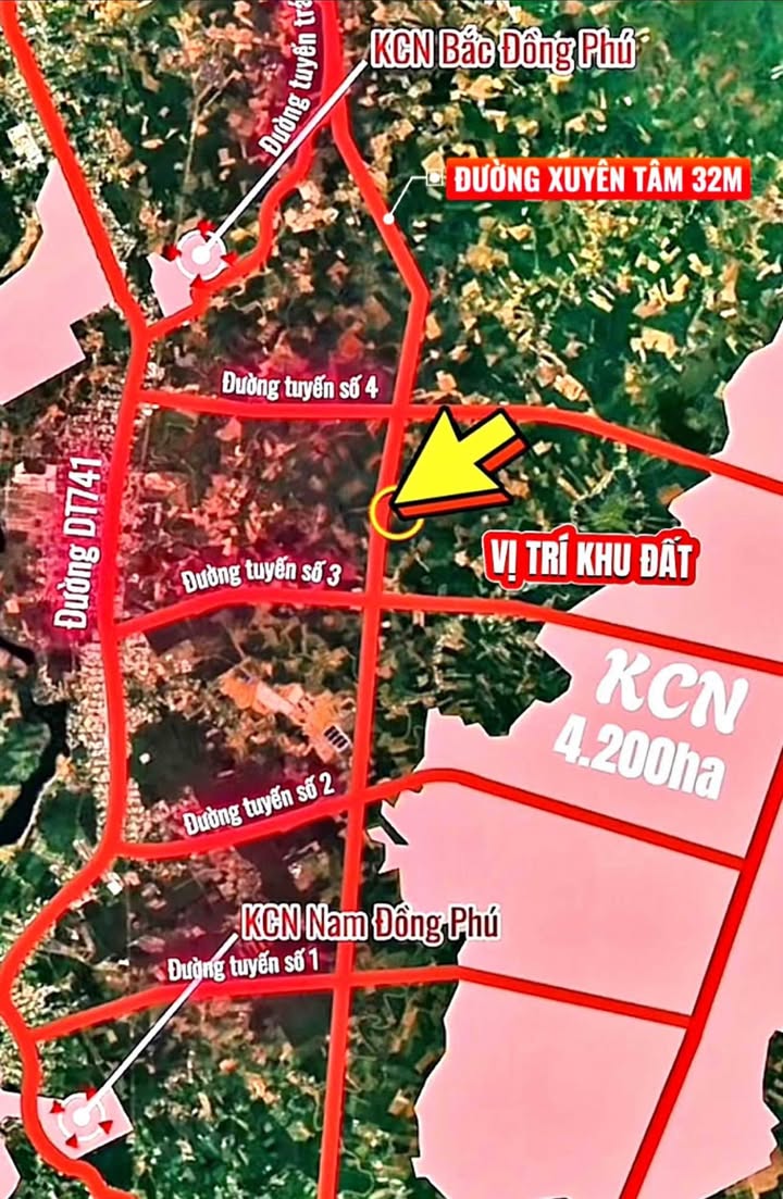 Đất thổ cư mặt tiền đường Xuyên Tâm 225m² giá 199 triệu - Sổ đỏ chính chủ!