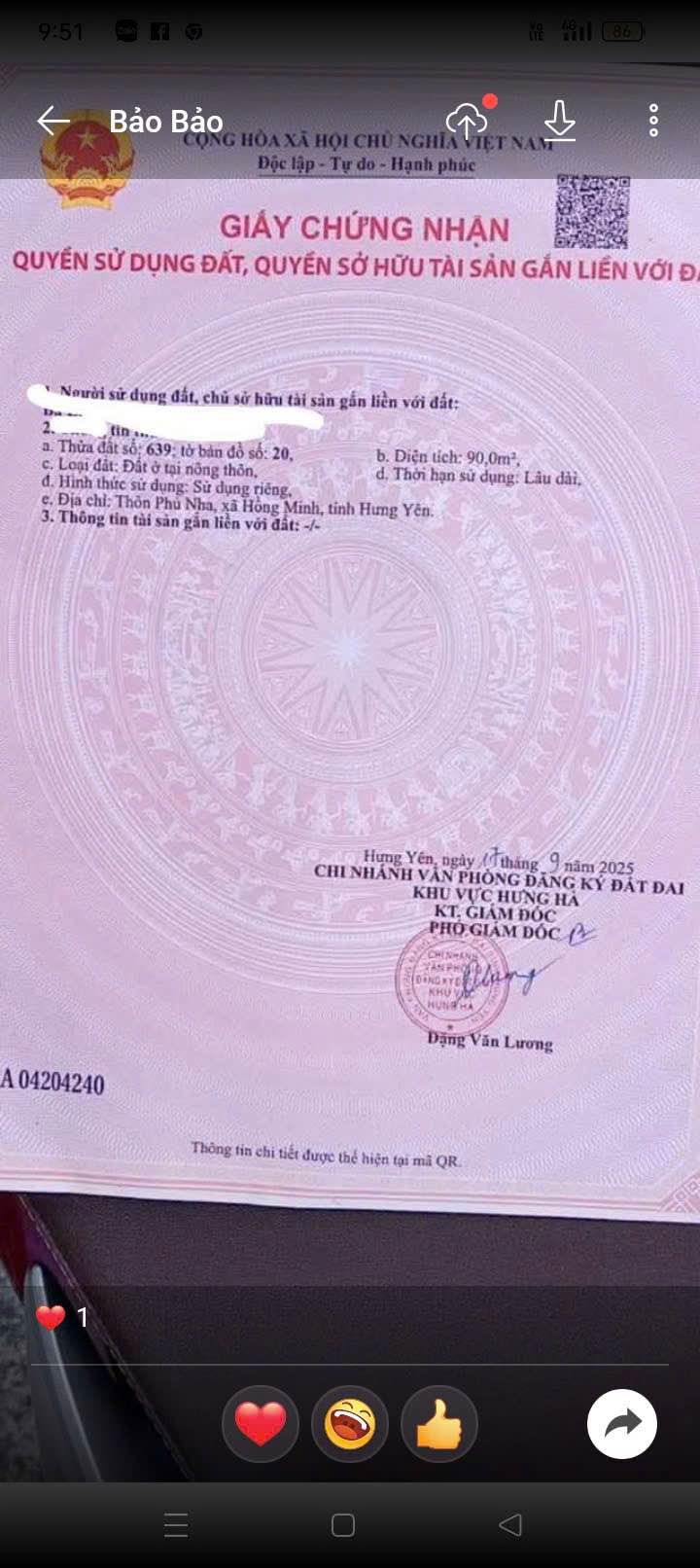 Nhà 1 tầng mới xây tại Hồng Minh, Hưng Hà, Thái Bình - Sân vườn rộng rãi chỉ 1 tỷ!