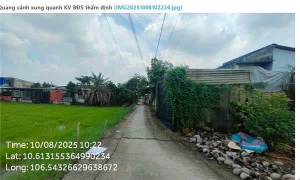 Lô đất thổ cư Phước Lợi Bến Lức 166m² giá 1.25 tỷ - Sổ đỏ chính chủ!