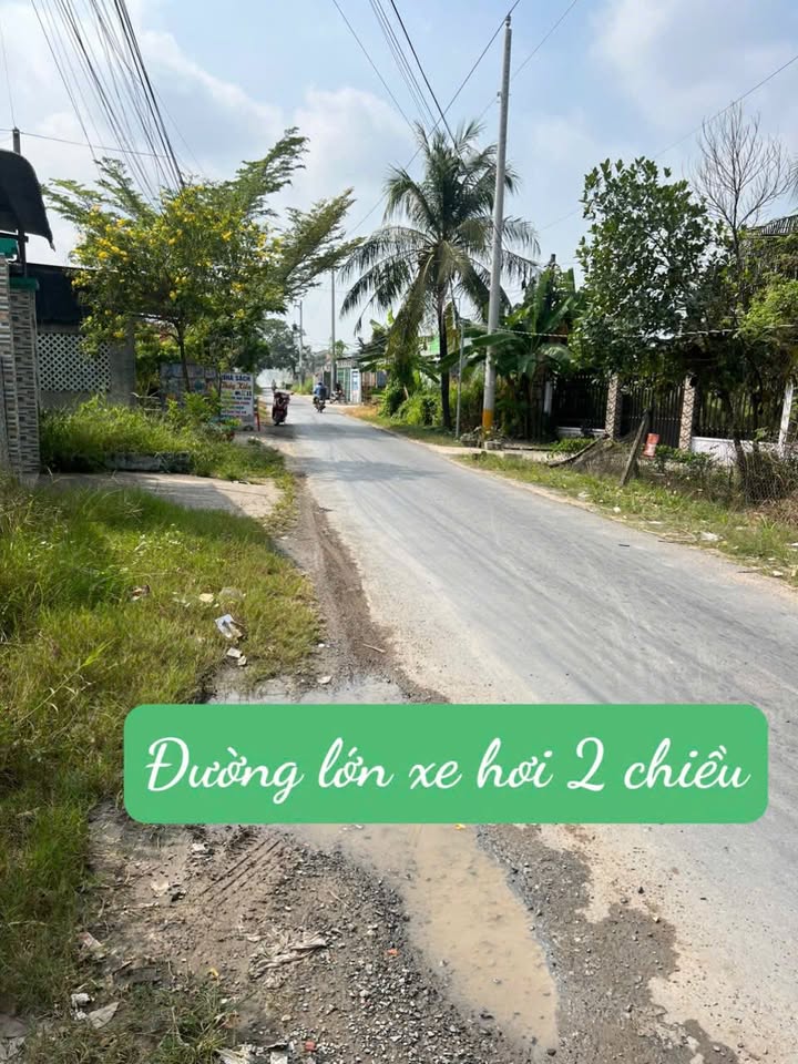 Đất thổ cư 172.6m² mặt tiền đường lớn Bến Lức giá 2.7 tỷ - Cơ hội đầu tư sinh lời!
