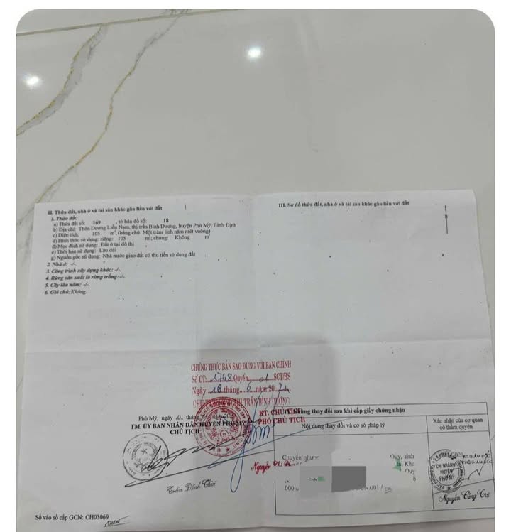 Lô đất chính chủ tại Xã Bình Mỹ, Huyện Bắc Tân Uyên - 105m² chỉ 1 tỷ - Đầu tư sinh lời!