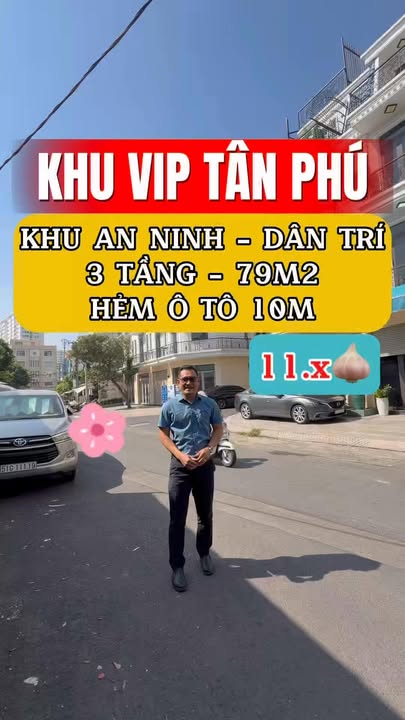 Townhouse 3 tầng tại Thủ Đức 79m² giá 11 tỷ - An ninh và dân trí cao