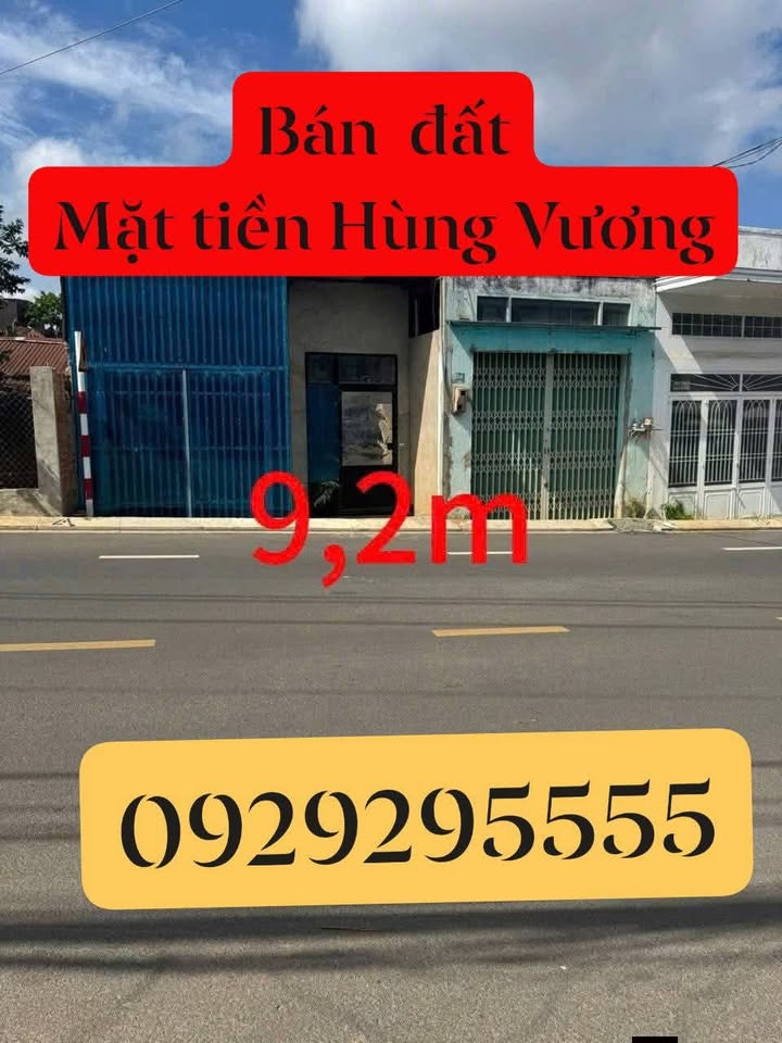 Đất tặng nhà mặt tiền Hùng Vương Buôn Ma Thuột 199m² giá 10.5 tỷ - Cơ hội đầu tư sinh lời!