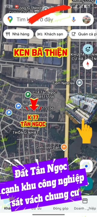 Đất thổ cư Tân Ngọc 100m² giá chỉ 2 tỷ - Cơ hội đầu tư hấp dẫn!