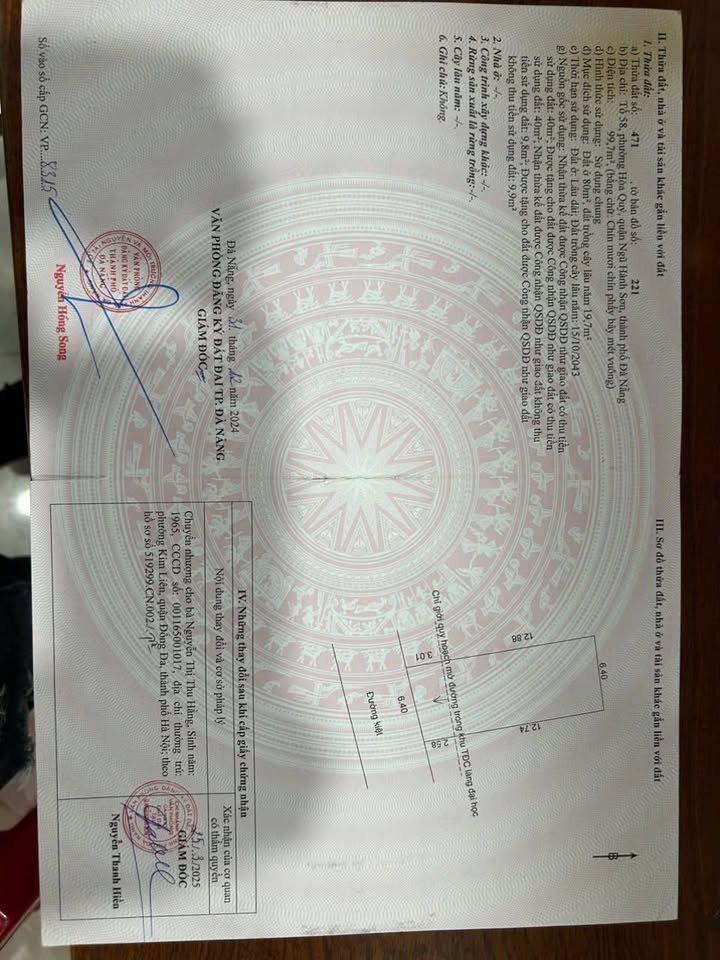 Đất nền đường Mai Đăng Chơn, Quận Ngũ Hành Sơn, 99.6m² giá 2.7 tỷ - Sát chợ, thuận tiện kinh doanh!