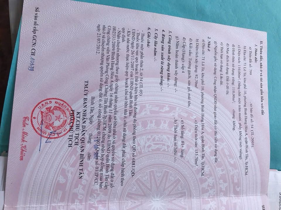 Nhà mặt tiền đường Lô Tư, Bình Tân, 110m² giá 8.2 tỷ - Chính chủ bán gấp!