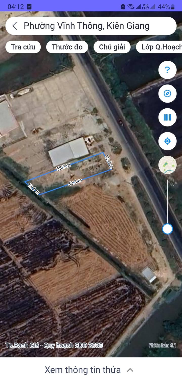 Đất nền tuyến tránh Rạch Giá 624m² giá 2.9 tỷ - Đầu tư sinh lời ngay!