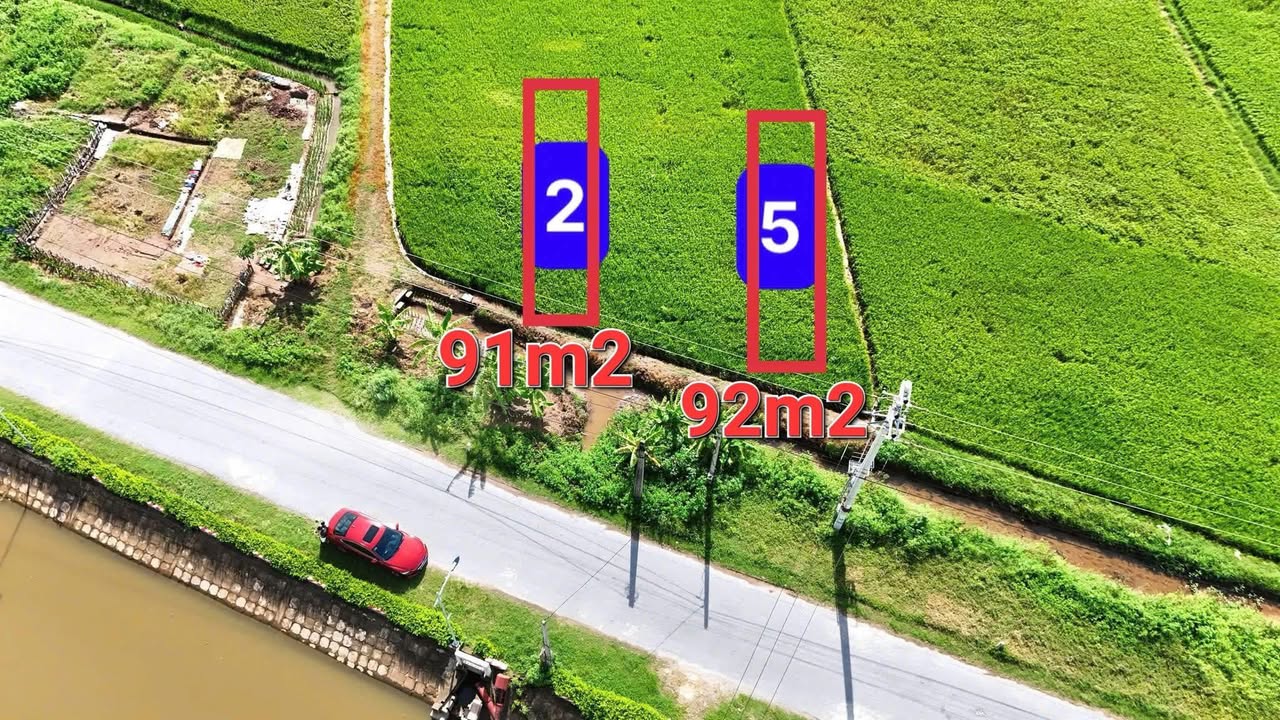 Đất thổ cư Giao Thủy 91m² giá 1.6 tỷ - Vị trí đắc địa gần chợ