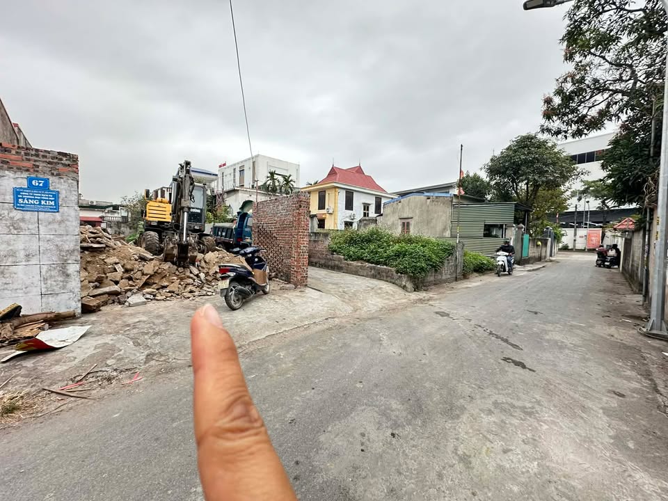 Đất lô góc 69m² đường thông Lương Quán, Nam Sơn, An Dương - Chỉ 2 tỷ!