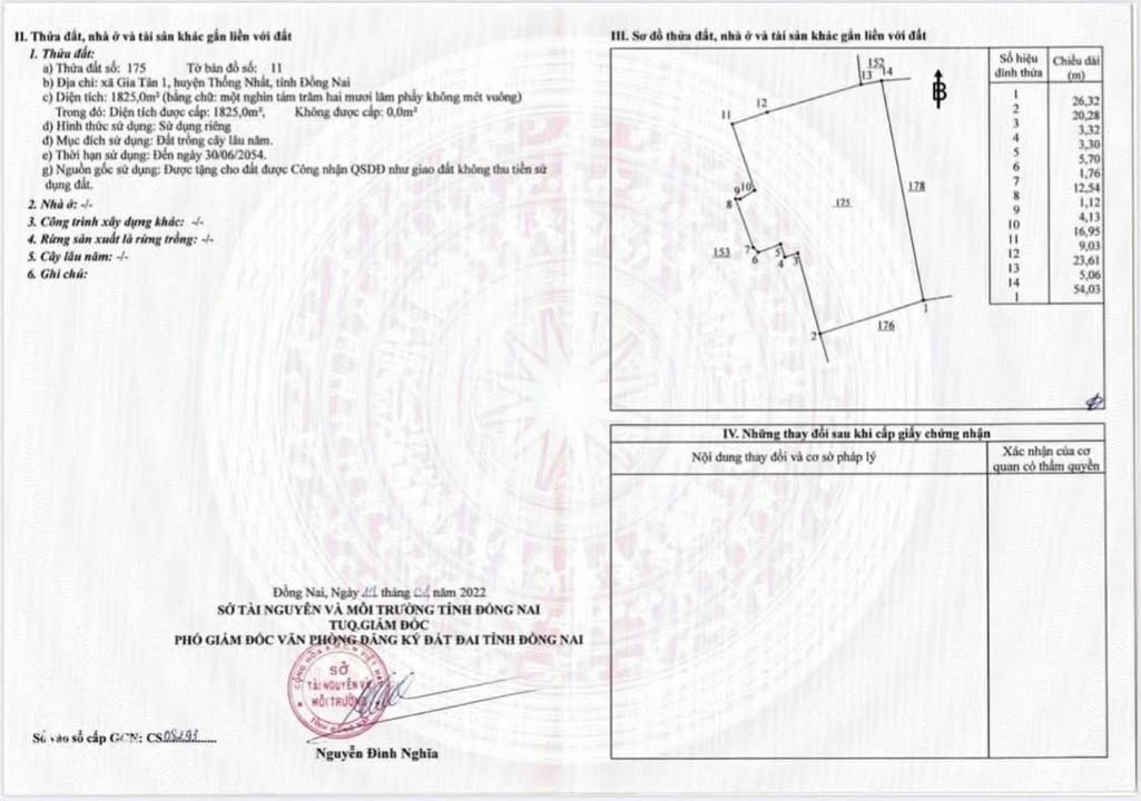 Đất nền 1800m² tại núi Cúi, xã Gia Kiệm, Huyện Thống Nhất - Giá tốt chỉ 3.64 tỷ!