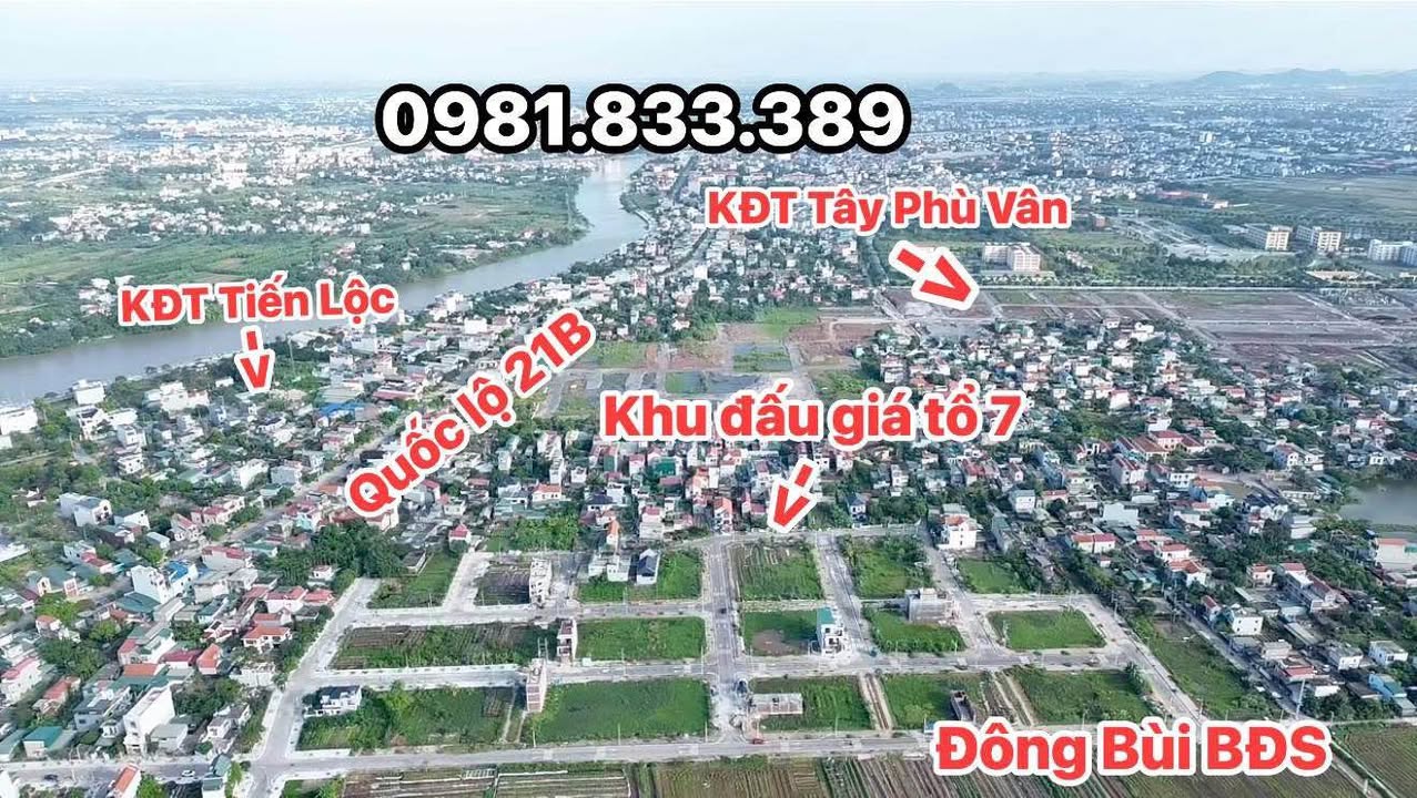 Đất đấu giá Tổ 7 Lê Hồng Phong, Phủ Lý, 93m² chỉ 2.3 tỷ - Sổ đỏ chính chủ
