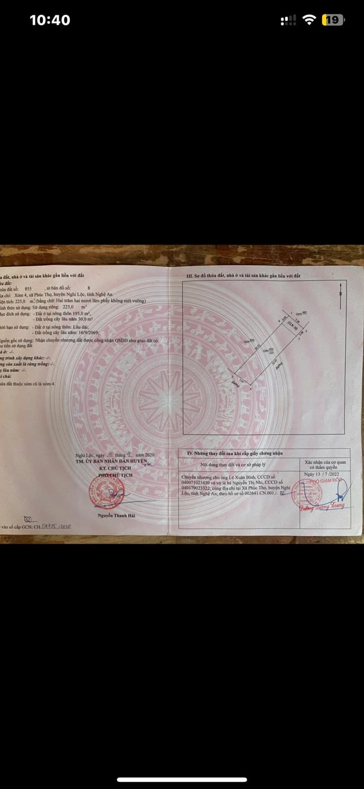 Đất nền Phường Hưng Lộc, TP Vinh 225m² giá 3.15 tỷ - Đầu tư sinh lời ngay!