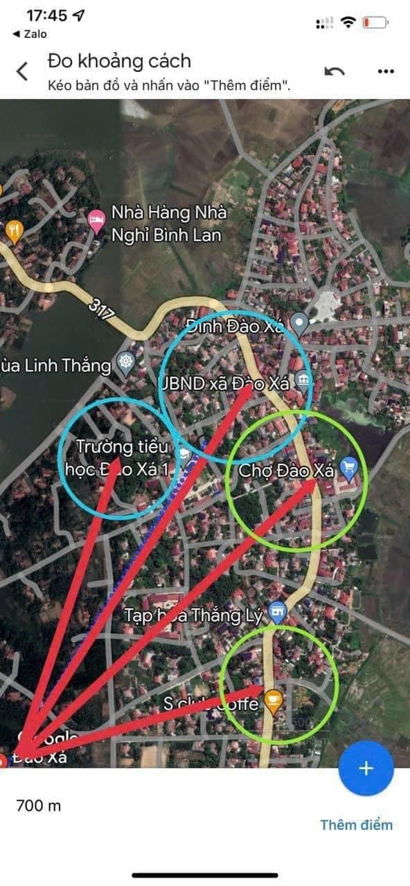 Đất nền Đào Xá Thanh Thủy 559m² giá 700 triệu - Vị trí đắc địa sẵn sổ đỏ!