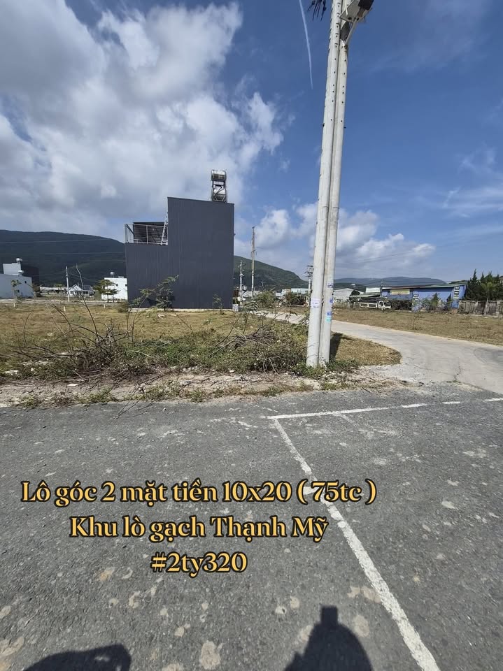 Đất nền Khu Lò Gạch Thạnh Mỹ 200m² giá 2.32 tỷ - View 2 mặt tiền tuyệt đẹp!