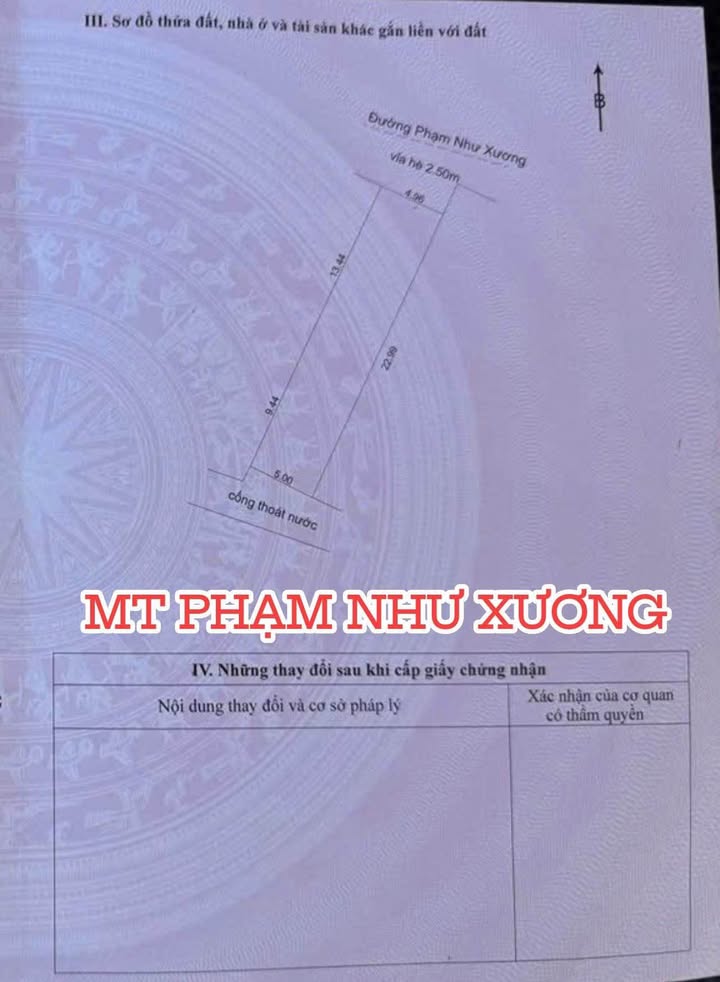 Đất mặt tiền Phạm Như Xương, Đà Nẵng 114m² giá 5 tỷ - Cơ hội đầu tư kinh doanh tuyệt vời!