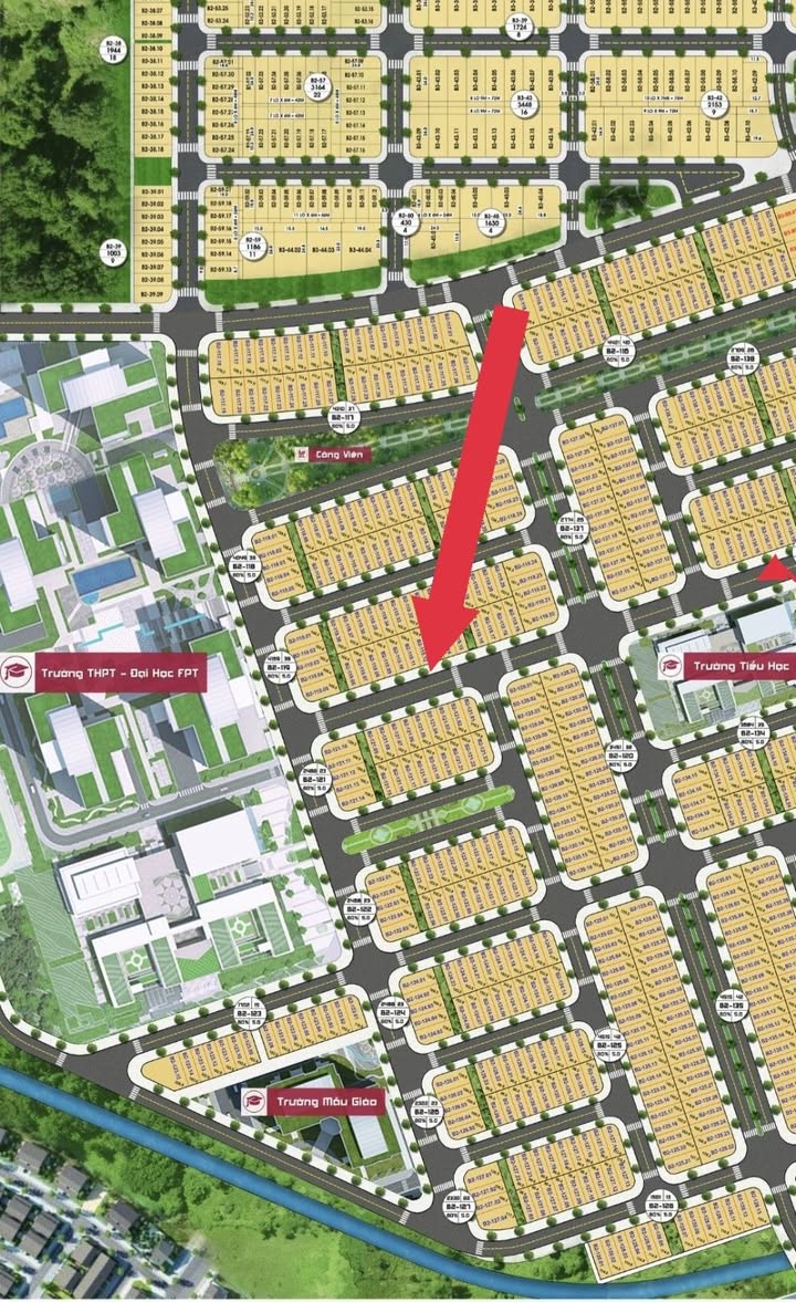 FrontHouse Đường 10,5m Hòa Quý 102m² giá 6 tỷ - Vị trí vàng ngay cổng Đại học FPT!