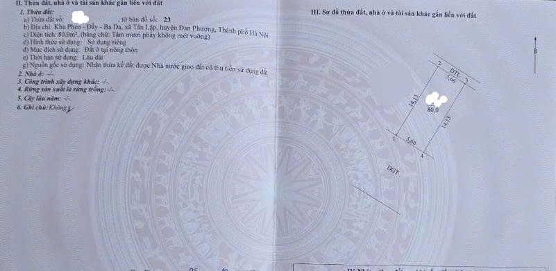 Đất nền 80m² Tân Lập - Giá 12 tỷ - Kinh doanh sầm uất!