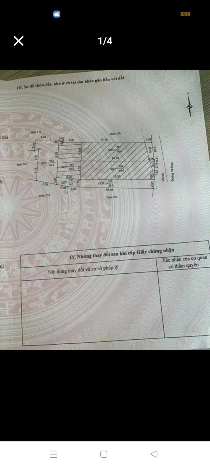 Đất nền chợ cóc Vũ Hựu, 46.5m², giá 1.6 tỷ - Cơ hội đầu tư hấp dẫn!
