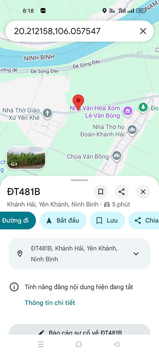Đất nền xã Khánh Hải, huyện Yên Khánh 90m² - Giá cực tốt, nhanh chóng sở hữu!
