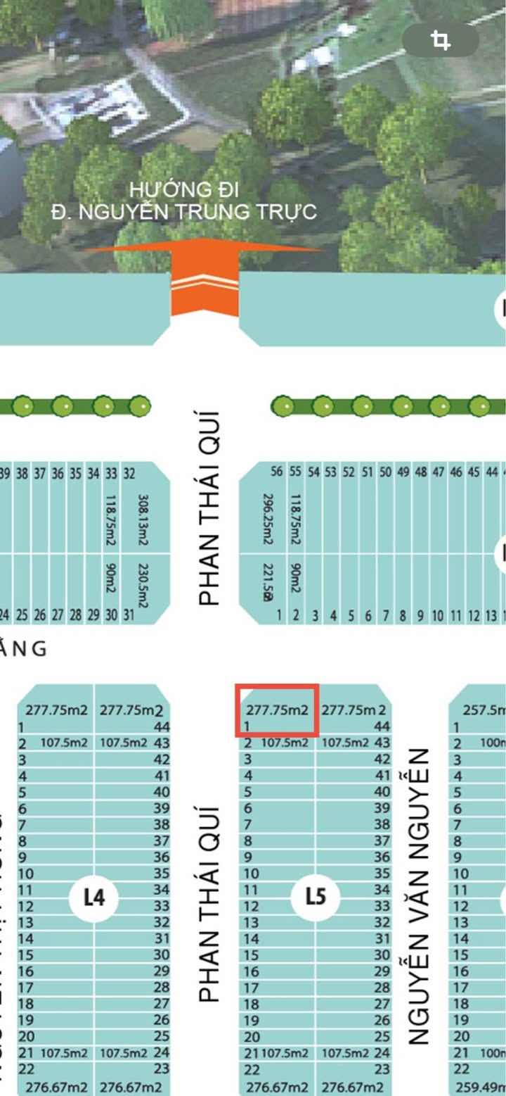 Đất góc 2 mặt tiền Phan Thái Quý - Trần Bạch Đằng 277.75m² chỉ 6.3 tỷ - Cơ hội đầu tư tuyệt vời!