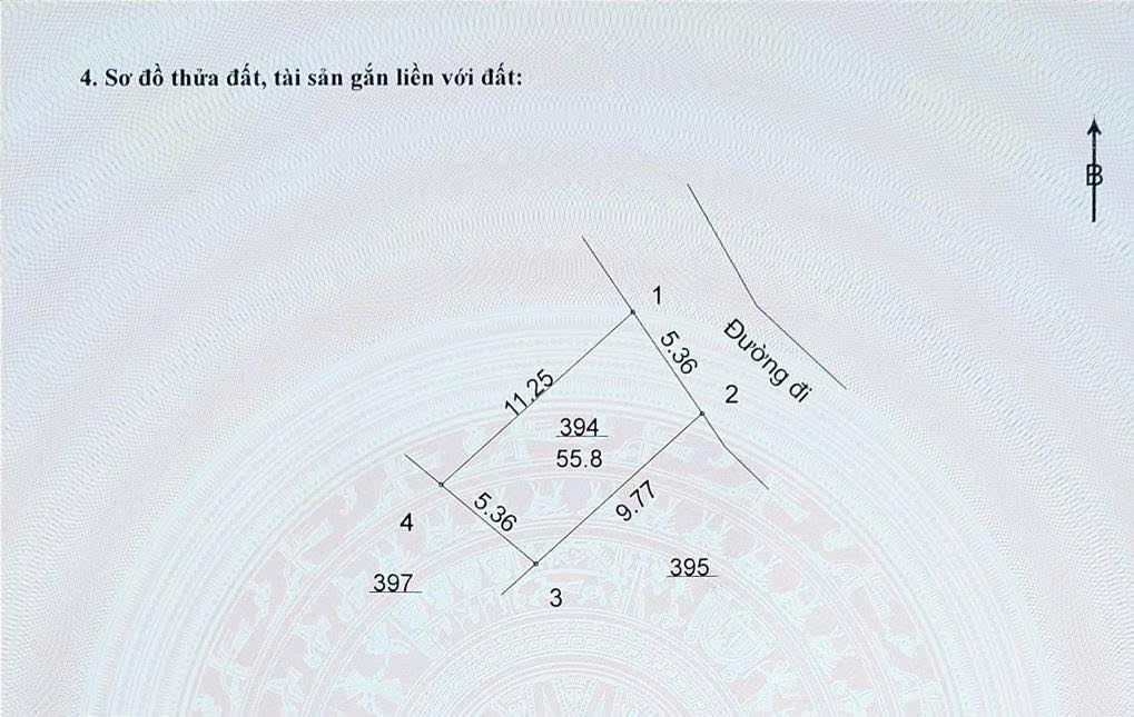 Đất nền 55.8m² tại Phường Nhân Chính - Đầu tư thông minh 2.025 tỷ