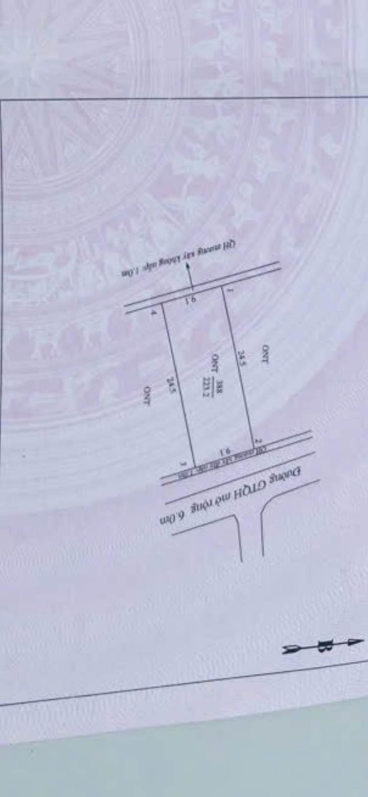 Đất Bảo Yên, Thanh Thủy, Phú Thọ - 223,3m² giá chỉ 3.572 tỷ - Cơ hội đầu tư hấp dẫn!