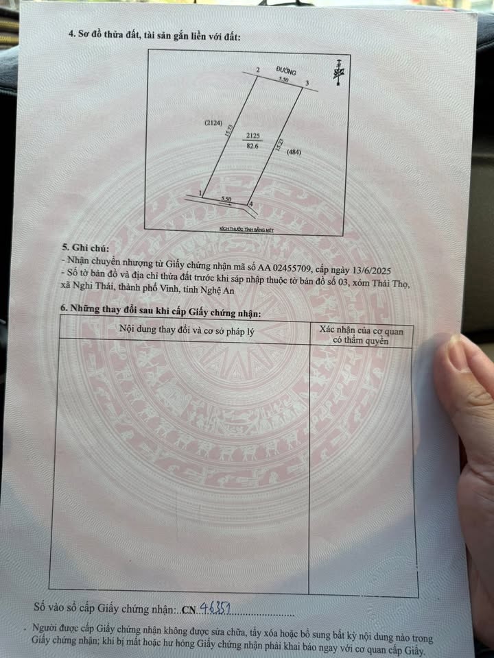 Đất Nghi Thái mặt đường Hòa Thọ 82.6m² giá 2.1 tỷ - Vị trí đẹp, giao thông thuận lợi!
