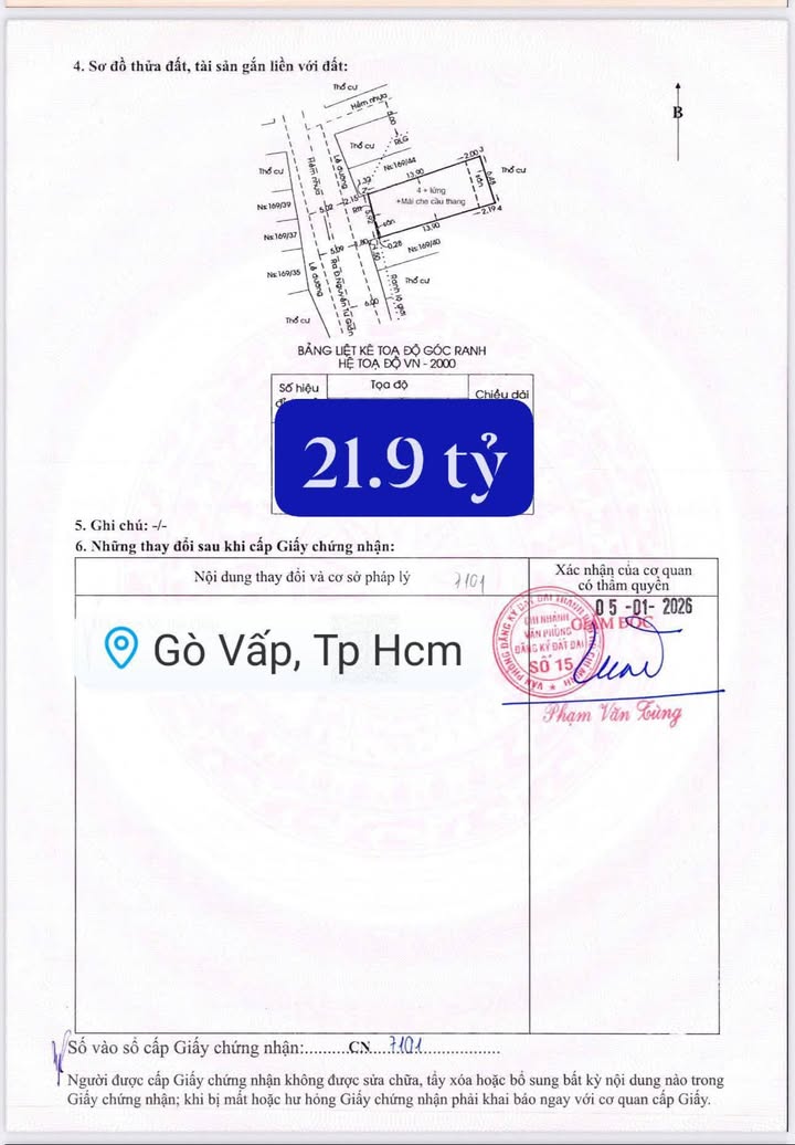 Căn hộ dịch vụ đường Nguyễn Tư Giản, Gò Vấp, 99m² giá 21.9 tỷ - Đầu tư sinh lời vượt trội!