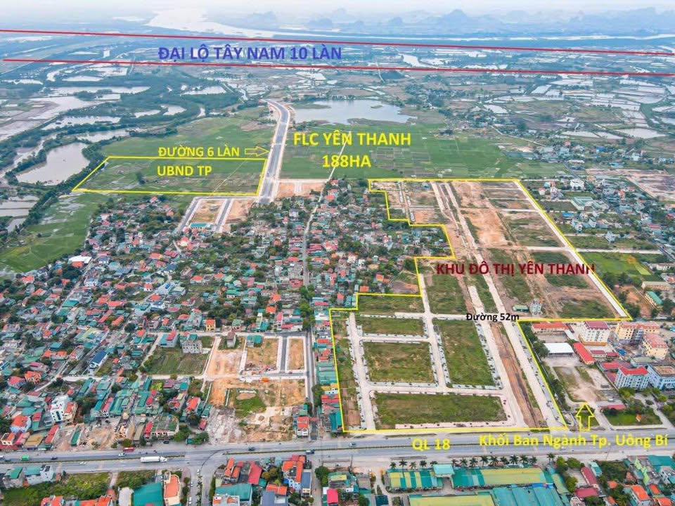 Đất nền Phường Yên Thanh, TP. Uông Bí 100m² giá 1 tỷ - Cơ hội đầu tư hấp dẫn!