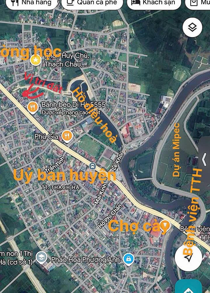 Đất nền TT Cày, Thạch Trung 100m² giá 1.2 tỷ - Gần dự án Mipec!