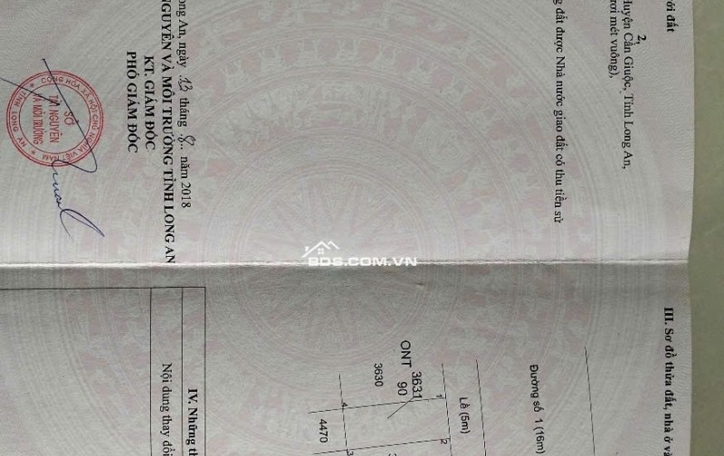 Đất nền chính chủ khu dân cư 5 Sao 1, Phước Lý, Cần Giuộc, 90m² - Đầu tư sinh lời!