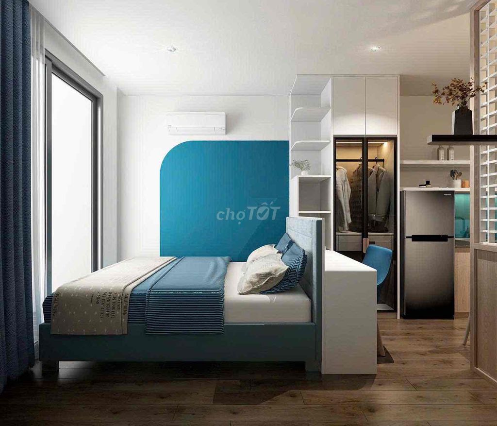 Studio ban công cửa sổ trời Gò Cẩm Đệm 30m² giá 6.7 triệu - Không gian thoáng đãng, dọn vào ở ngay!