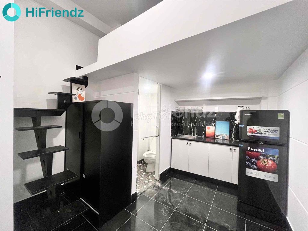 Căn hộ gác cao 35m² tại Quận 4 giá chỉ 4.6 triệu - Nhà mới đẹp, đầy đủ nội thất!