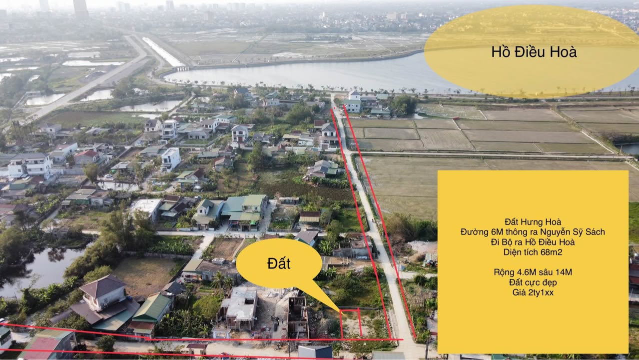 Đất nền xã Hưng Chính - 68m² giá 2.1 tỷ - Đầu tư sinh lời ngay!