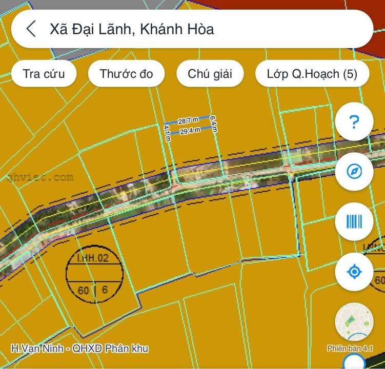 Đất nền đẹp tại xã Đại Lãnh, Khánh Hòa 185m² giá 1.7 tỷ - Đầu tư sinh lời tuyệt vời!