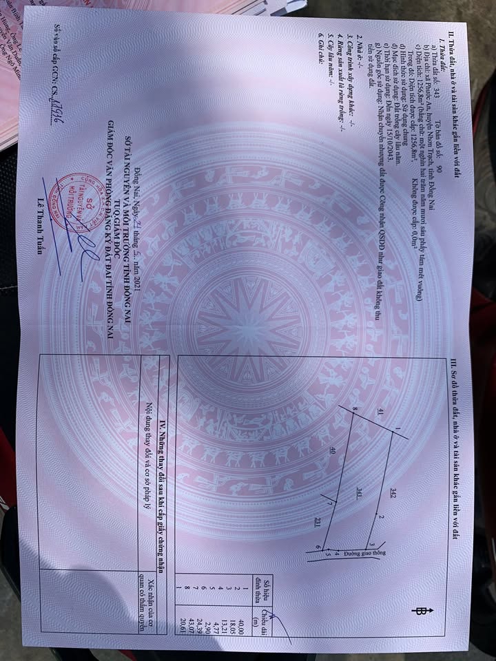 Đất nền xã Phước An, Nhơn Trạch 100m² giá 270 triệu - Đầu tư sinh lời ngay!