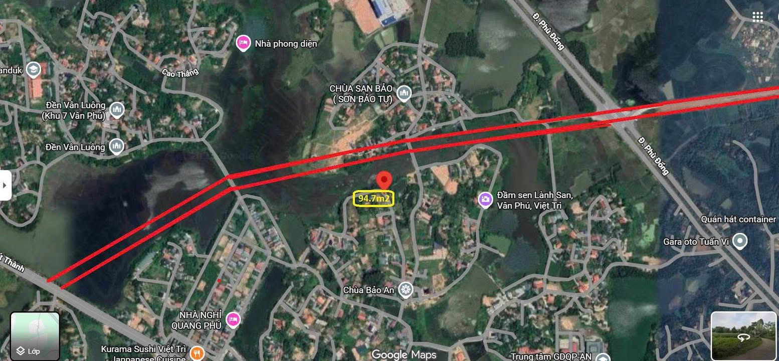 Đất nền khu 5 Vân Phú, 95m² giá 2.4 tỷ - Hướng Đông Bắc thoáng đẹp!