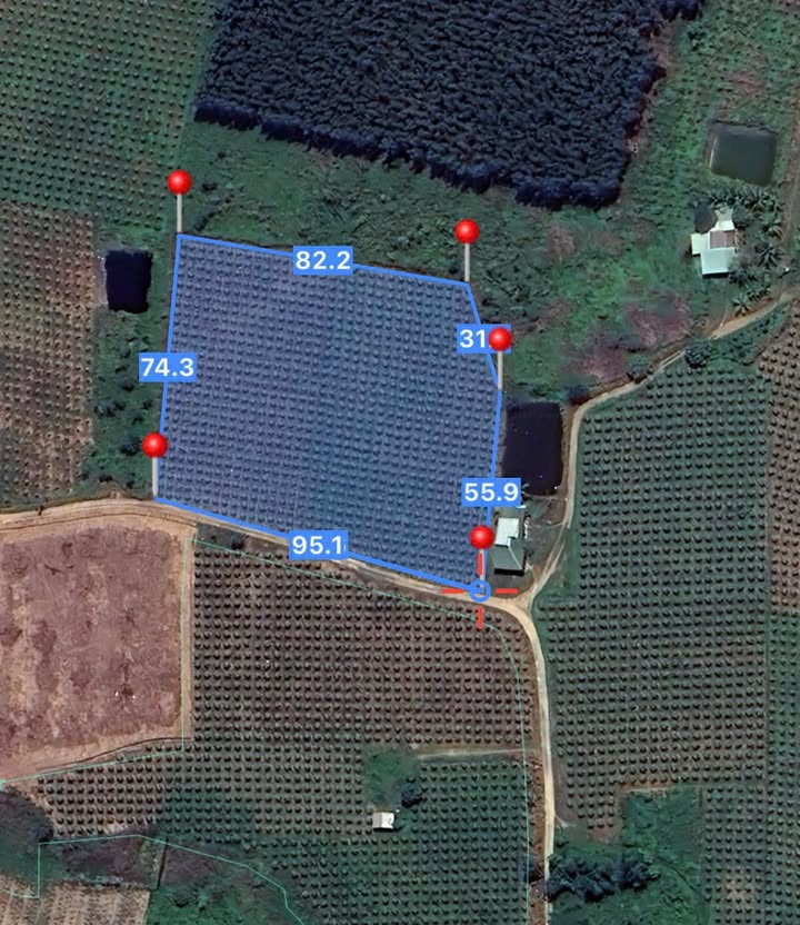 Đất vườn 7191m² Xã Hàm Thạnh, Bình Thuận - Giá chỉ 1 tỷ, thương lượng!