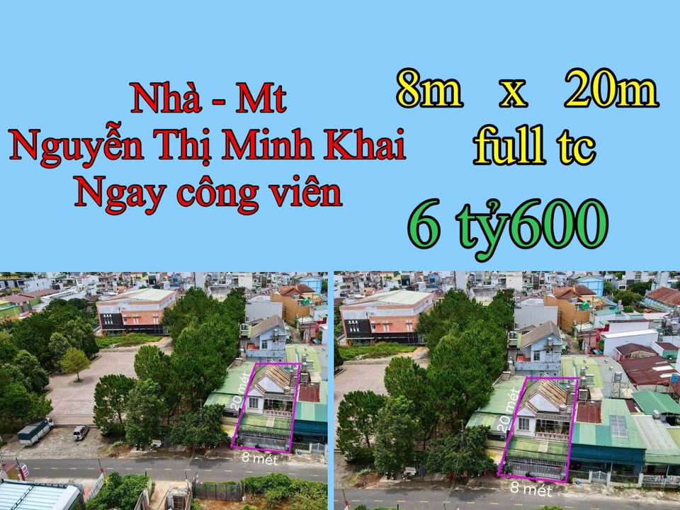 Nhà mặt tiền Nguyễn Thị Minh Khai, Bảo Lộc 160m² giá 6.6 tỷ - Đầu tư sinh lời ngay!