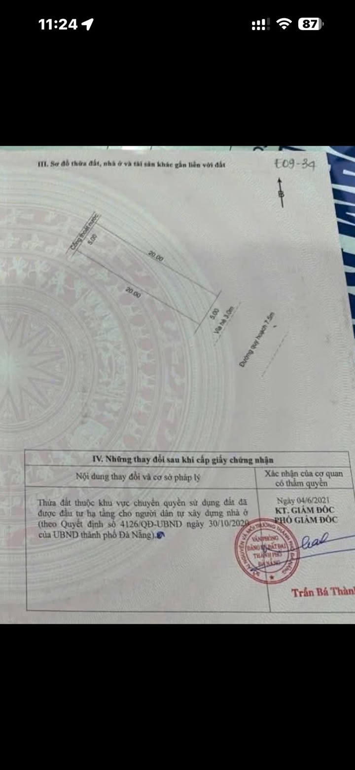 Đất nền thôn Hòa Tiến, Đà Nẵng 200m² giá 3 tỷ - Đầu tư sinh lời tốt!