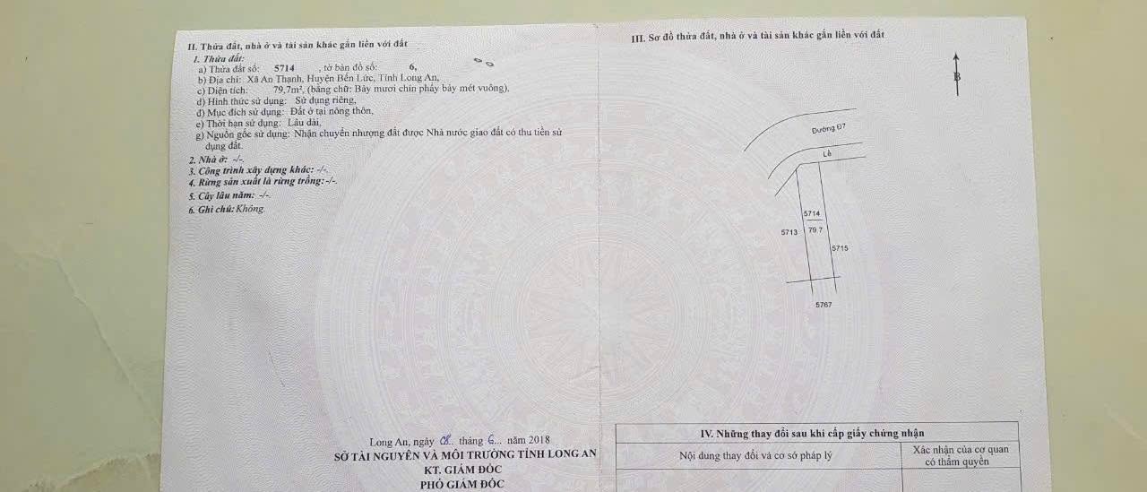 Đất nền KDC Nam Long, An Thạnh, Bến Lức, Long An 79m² - Sổ hồng chính chủ!