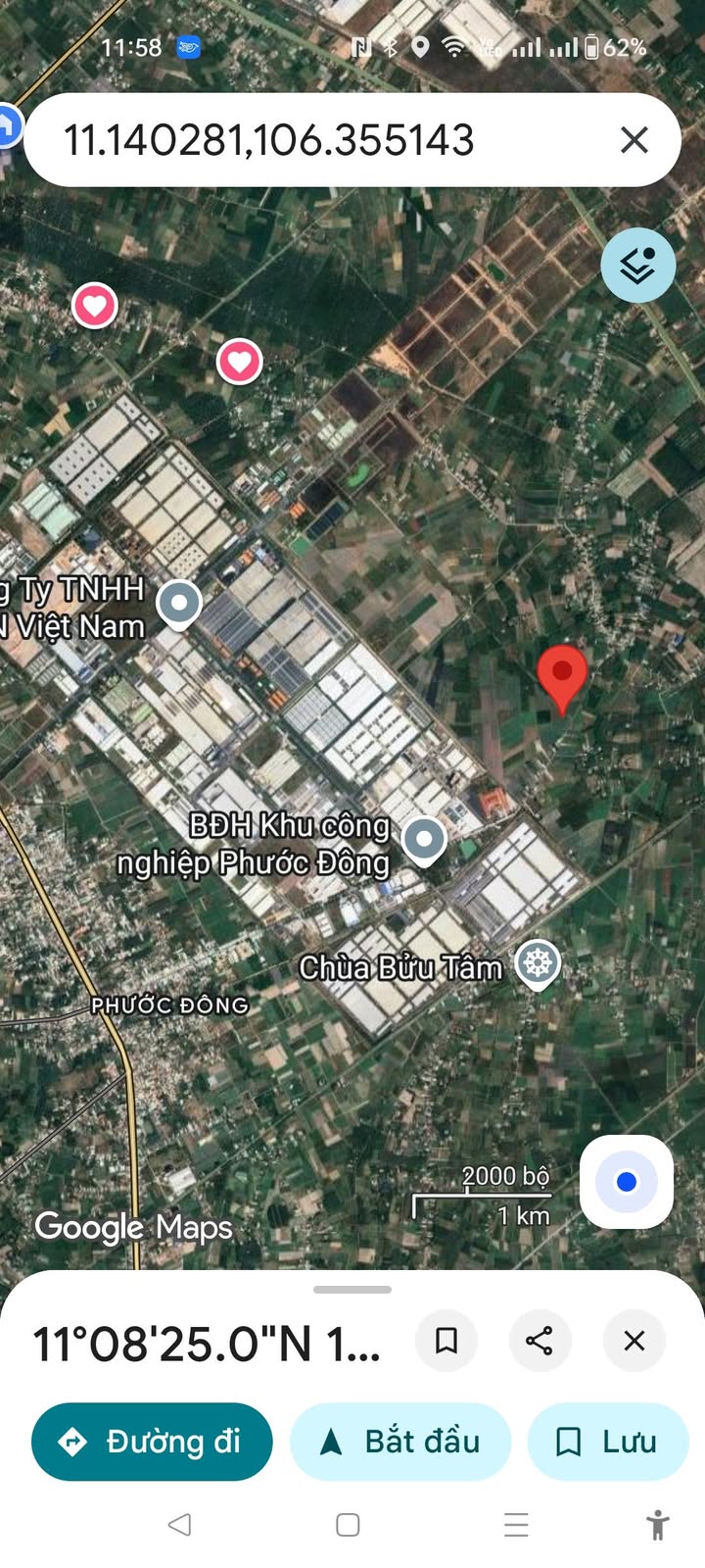 Đất nền 244m² Xã Phước Đông, Gò Dầu - Giá thỏa thuận, tiện xây nhà ở ngay