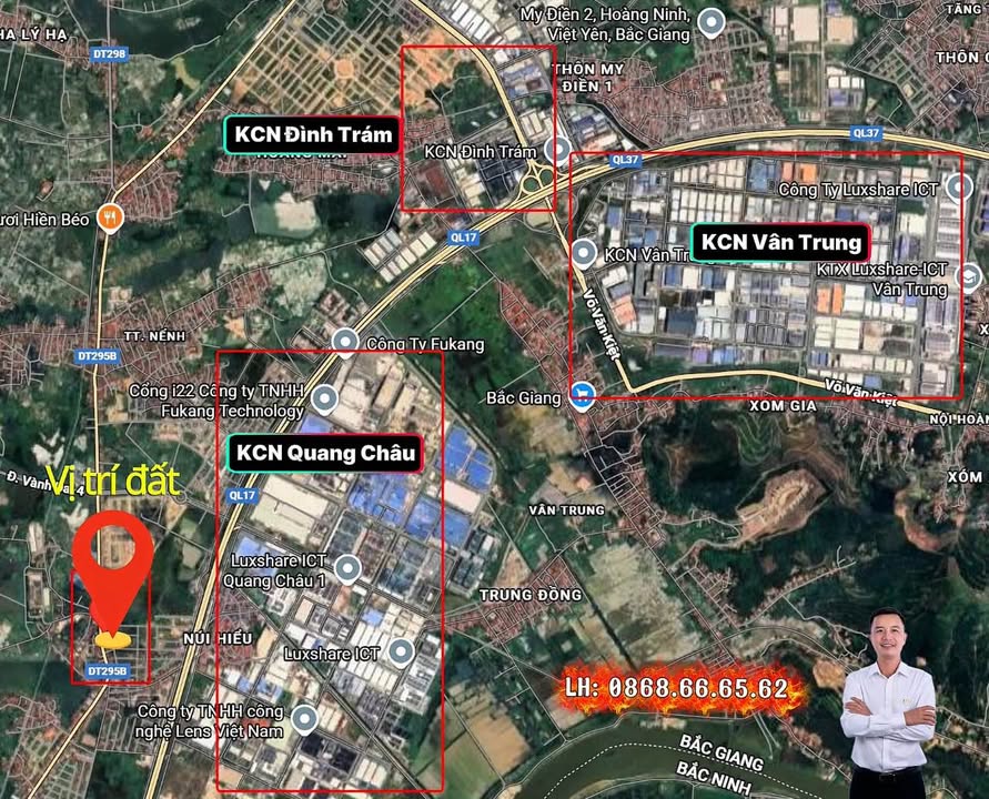 Đất nền Xã Quang Trung, Huyện Tân Yên, 100m² giá tốt - Cơ hội đầu tư vàng!