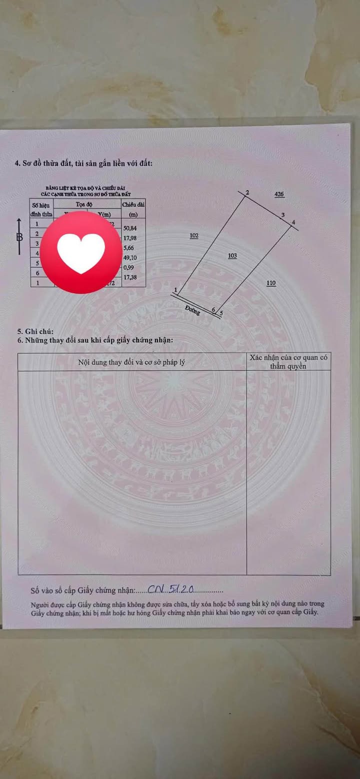 Đất nền 1000m² xã Hàm Hiệp giá 650 triệu - Sổ đỏ chính chủ!