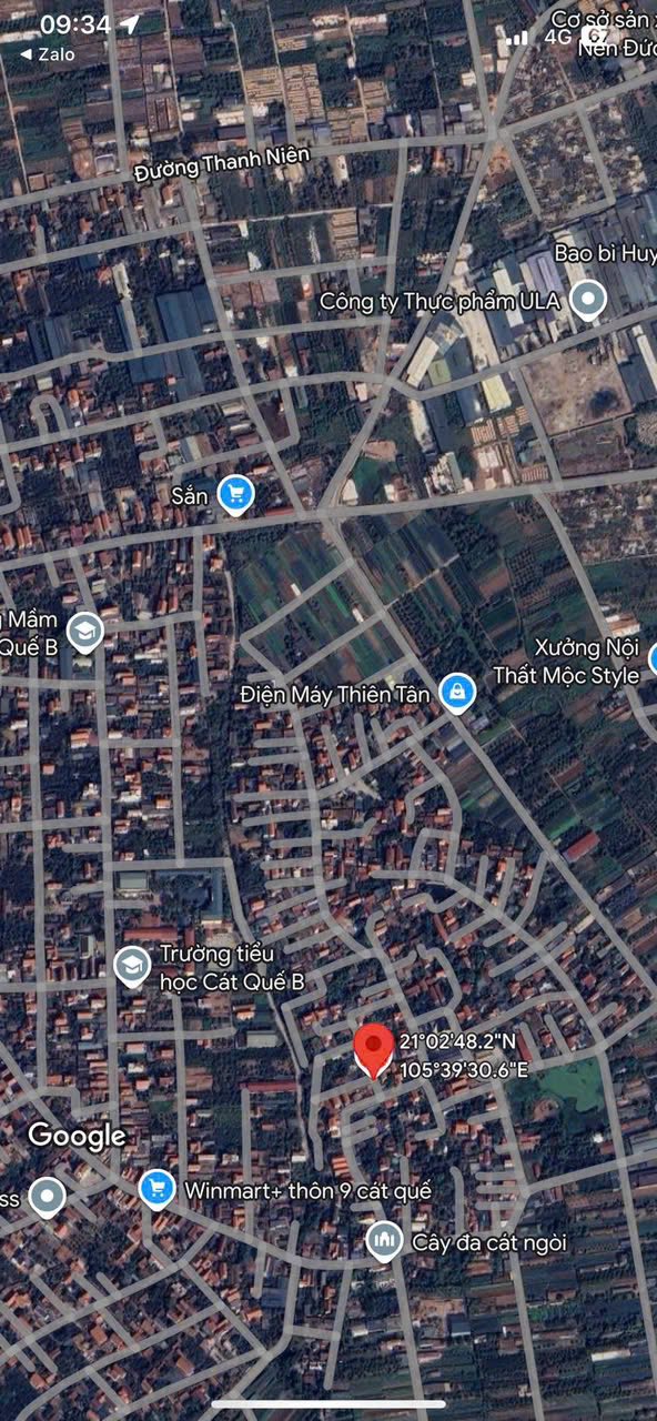 Đất thổ cư 185m² tại Đội 2, Cát Quế - Ô tô vào tận nơi, giá chỉ 9.435 tỷ!