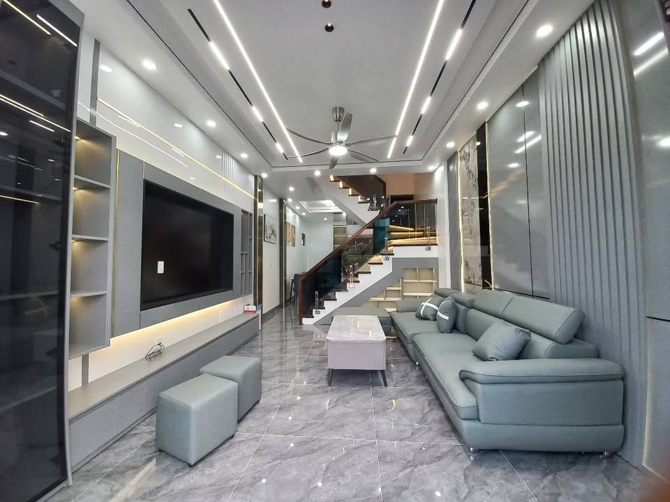 Nhà Villa 4 tầng độc lập tại Bắc Sơn, An Dương 56m² - Full nội thất cao cấp