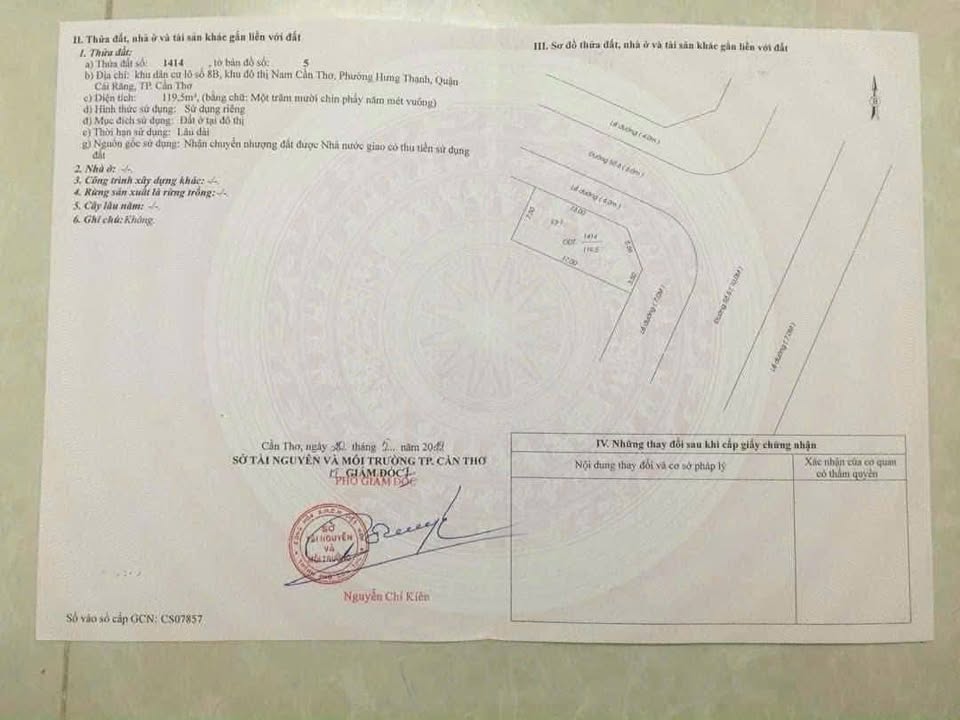 Đất nền góc KDC Nam Long 119m² giá 7.5 tỷ - Cơ hội đầu tư tuyệt vời!