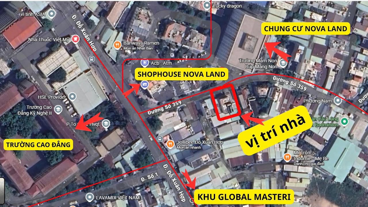 Tòa nhà CHDV mặt tiền Đường 359, Phước Long B, 136.4m² giá 24 tỷ - Đầu tư sinh lời ngay!